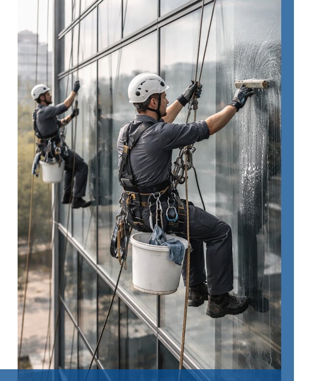 Мойка сплошного остекления в Клине, заказать от 307 р.| ВЫСОТНИК-Кли