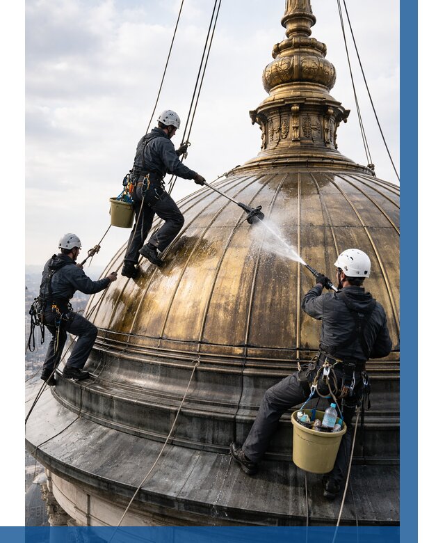 Мойка куполов и шпилей в Клине от 8196 р. - заказать | ВЫСОТНИК-Кли