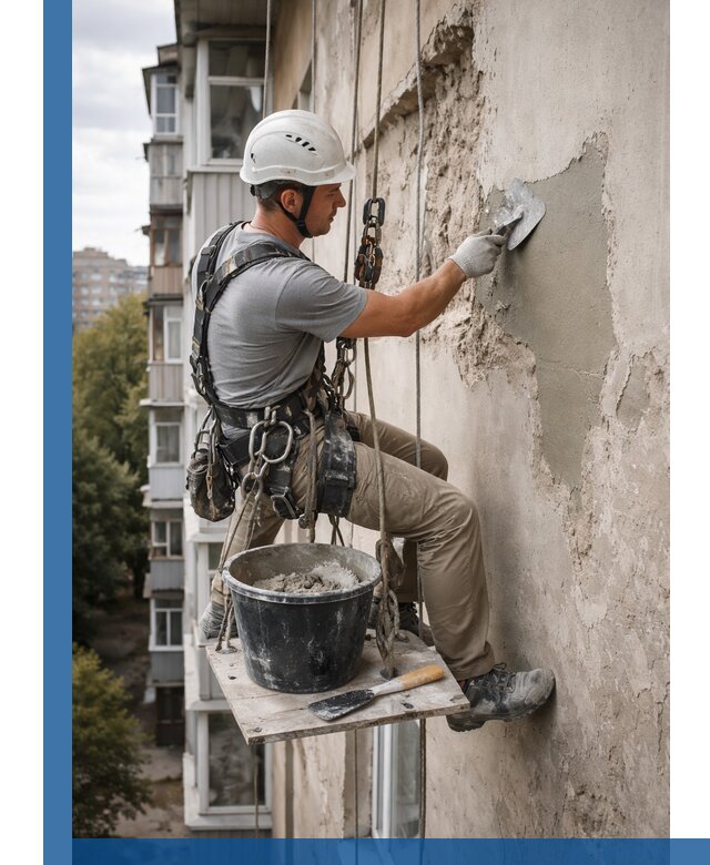 Восстановление фасадной штукатурки в Клине с гарантией качества