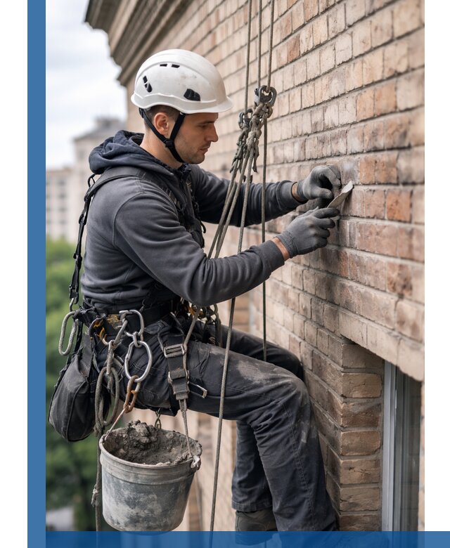 Качественный ремонт кирпичной кладки фасада в Клине с гарантией