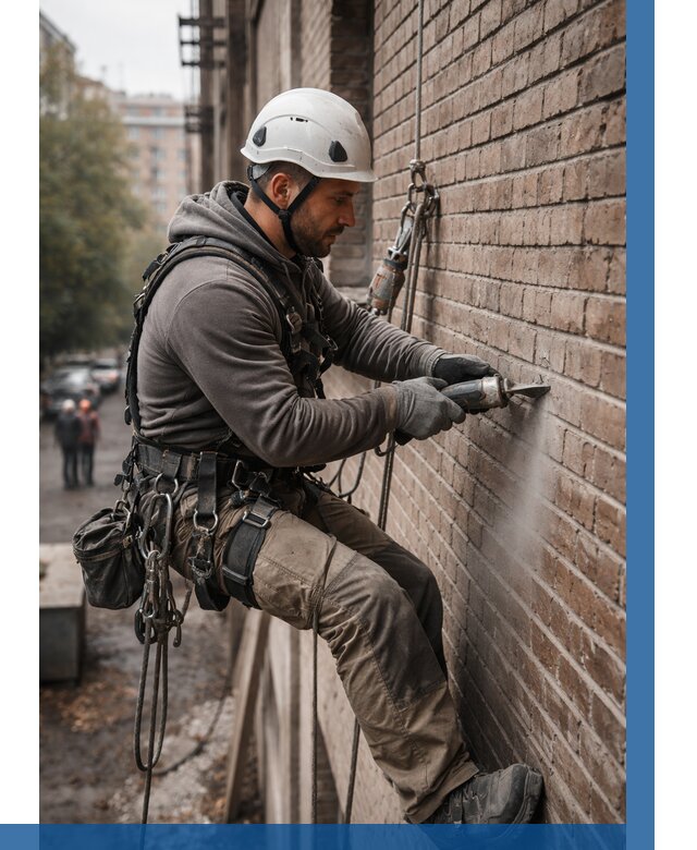 Расшивка кирпичных швов в Клине от 615 р. | ВЫСОТНИК-Кли