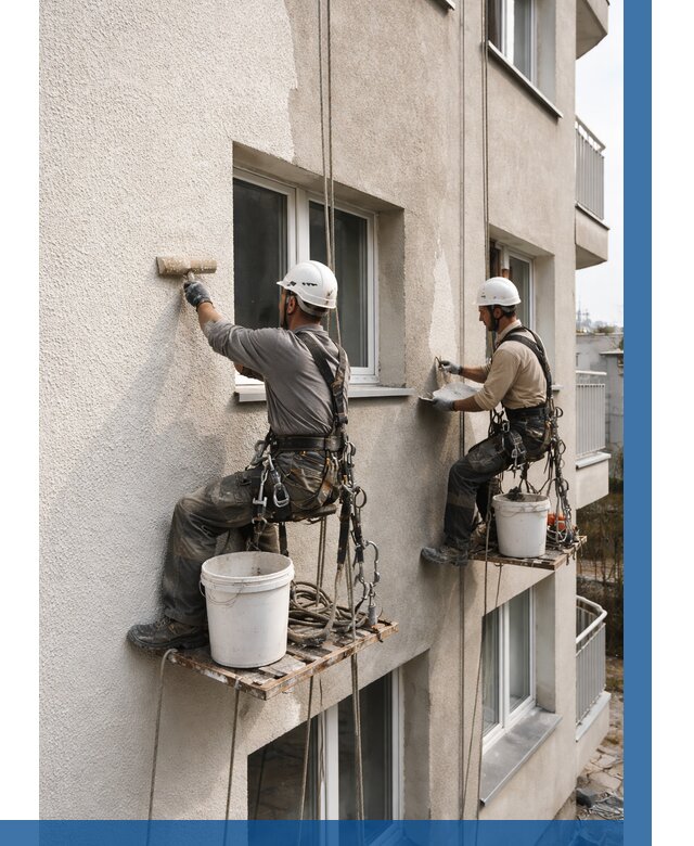 Нанесение короеда на фасад в Клине от 461 р. | ВЫСОТНИК-Кли