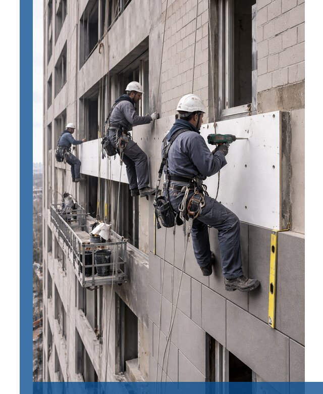 Монтаж фасадных термопанелей высокого качества в Клине