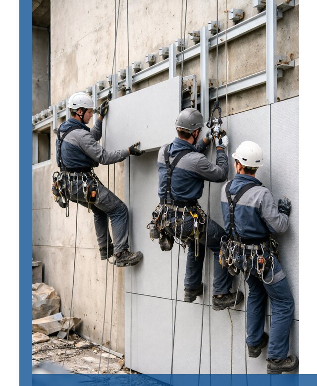 Монтаж вентилируемого фасада в Клине под ключ с гарантией качества