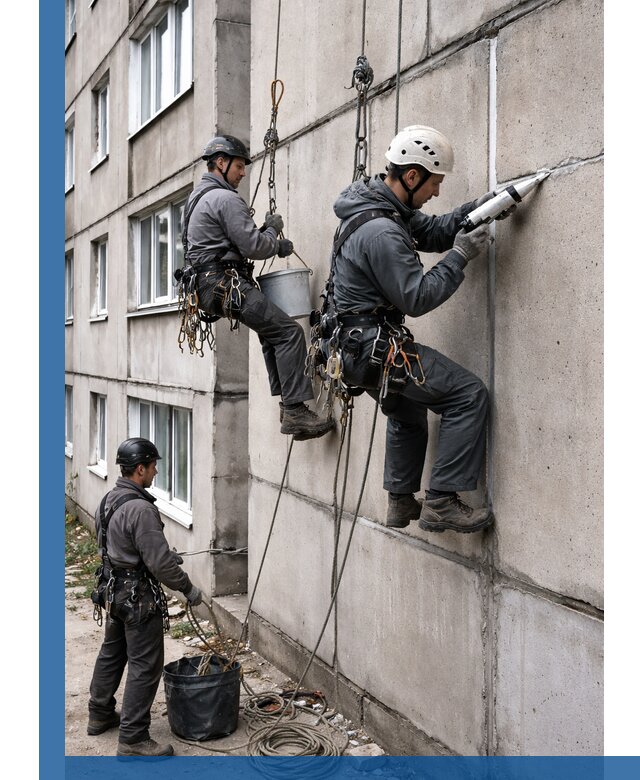 Герметизация межпанельных швов в Клине с гарантией герметичности