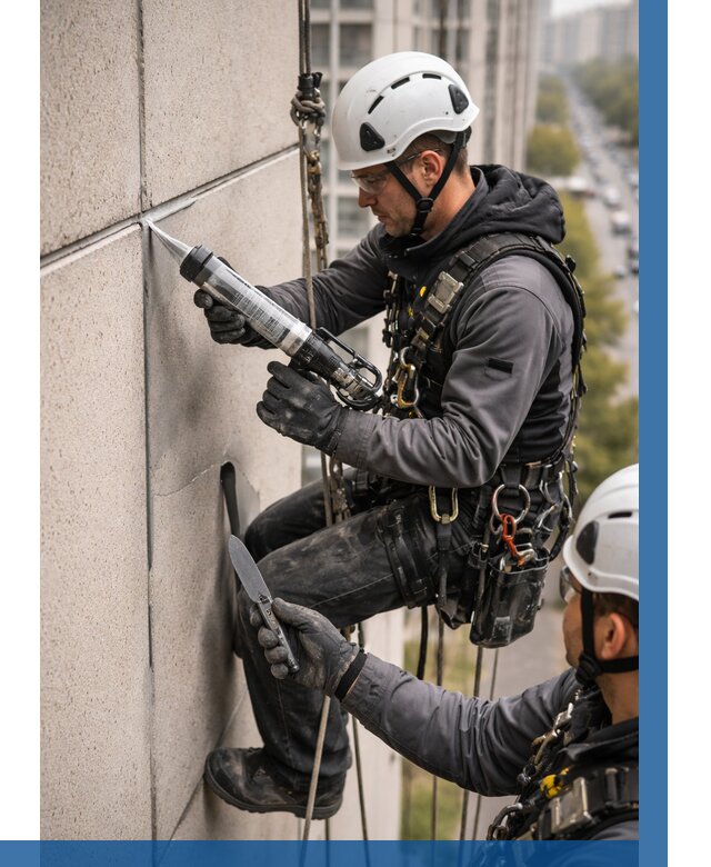 Первичная герметизация швов в Клине от 615 р. | ВЫСОТНИК-Кли