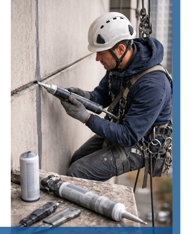 Вторичная герметизация швов в Клине от 461 р. | ВЫСОТНИК-Кли