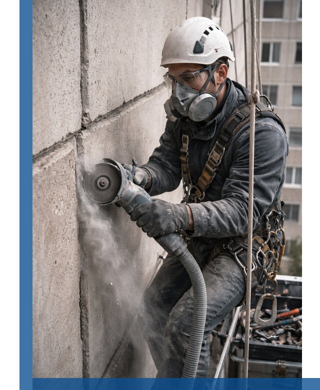 Штробление межпанельных швов в Клине качественно и быстро