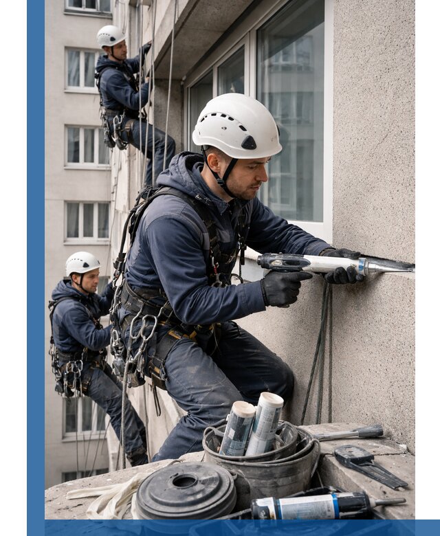 Герметизация швов лоджии в Клине профессионально и надежно