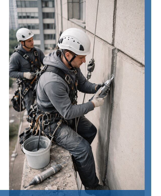 Ремонт деформационных швов здания в Клине от 1025 р. | ВЫСОТНИК-Кли