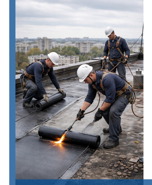 Ремонт наплавляемой кровли в Клине качественно и надежно