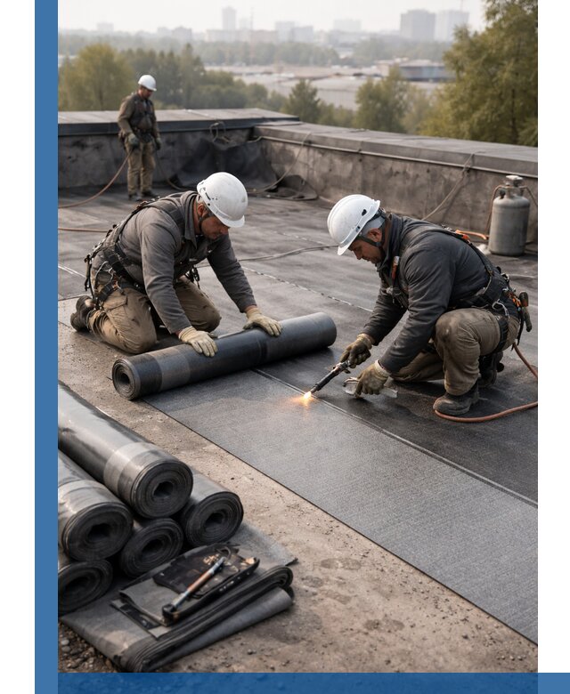 Монтаж мягкой кровли в Клине профессионально и надежно