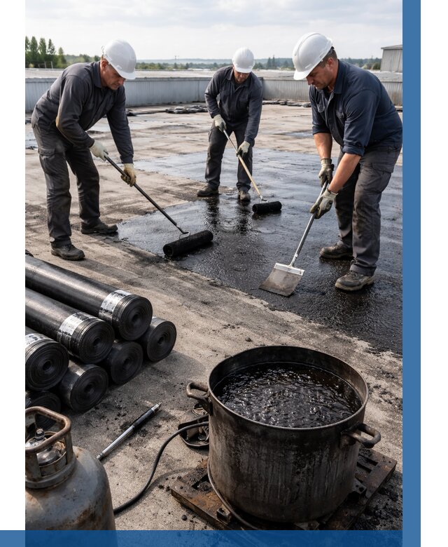 Гидроизоляция кровли мастикой в Клине от 615 р. | ВЫСОТНИК-Кли