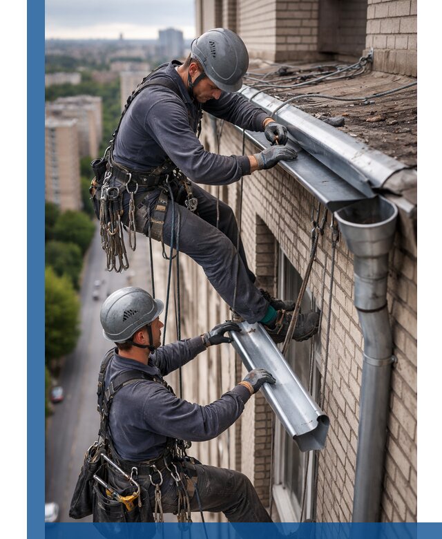Ремонт водосточных желобов в Клине, быстро и качественно