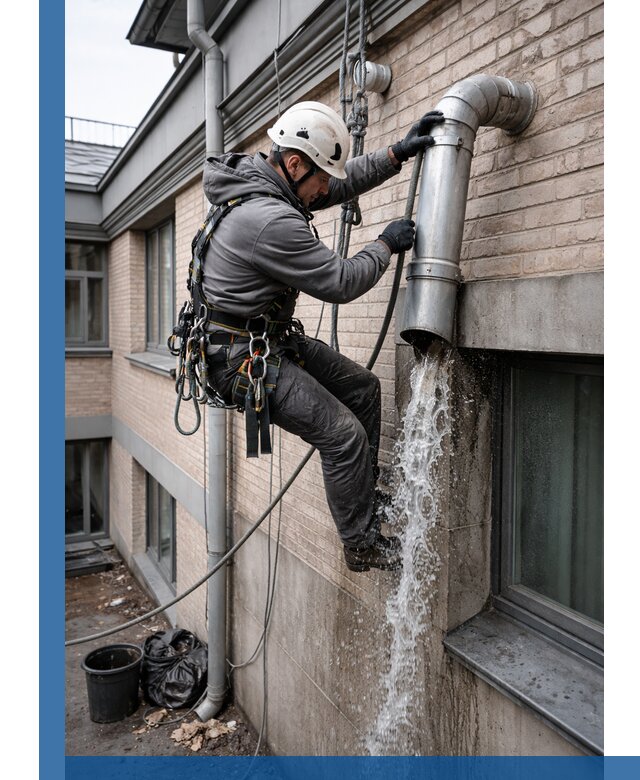 Профессиональная прочистка водосточных труб в Клине с гарантией