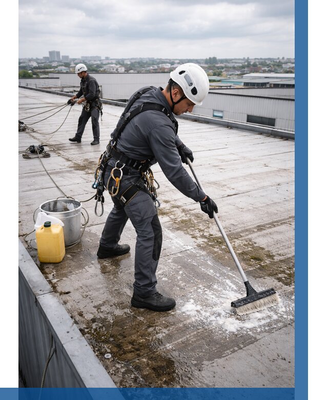 Очистка крыши по графику в Клине от 7684 р. | ВЫСОТНИК-Кли