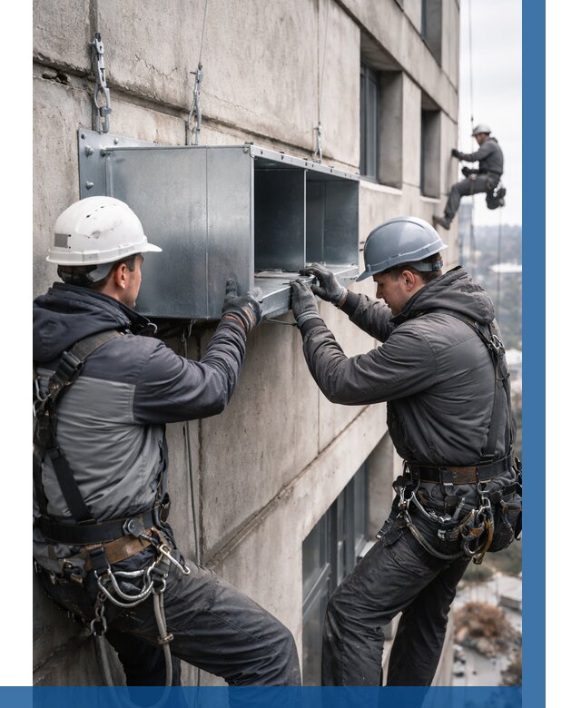 Монтаж вентиляционных коробов в Клине от 3074 р. | ВЫСОТНИК-Кли