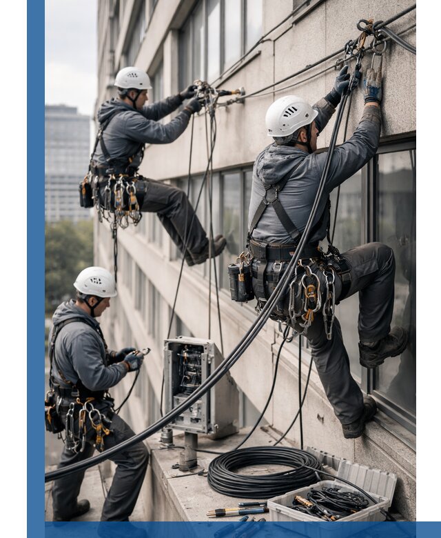 Прокладка оптоволоконного кабеля в Клине под ключ с тестированием