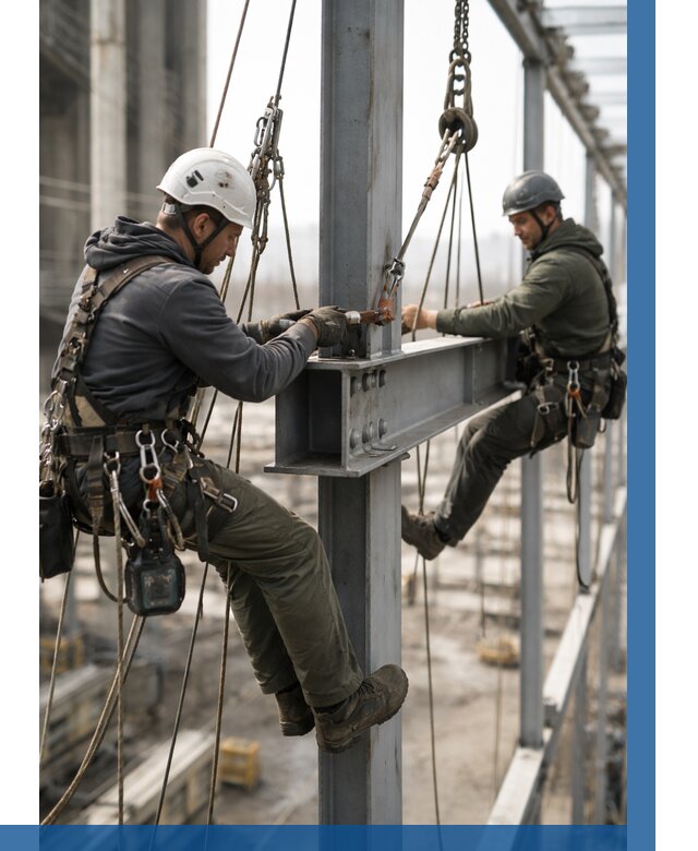 Монтаж металлоконструкций на высоте в Клине от 3586 р. | ВЫСОТНИК-Кли