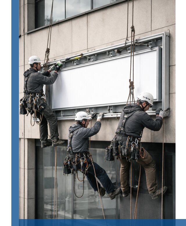 Профессиональный монтаж светового короба под ключ в Клине