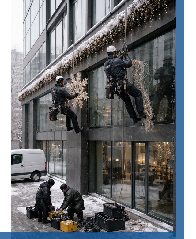 Демонтаж новогоднего оформления в Клине от 5635 р. | ВЫСОТНИК-Кли