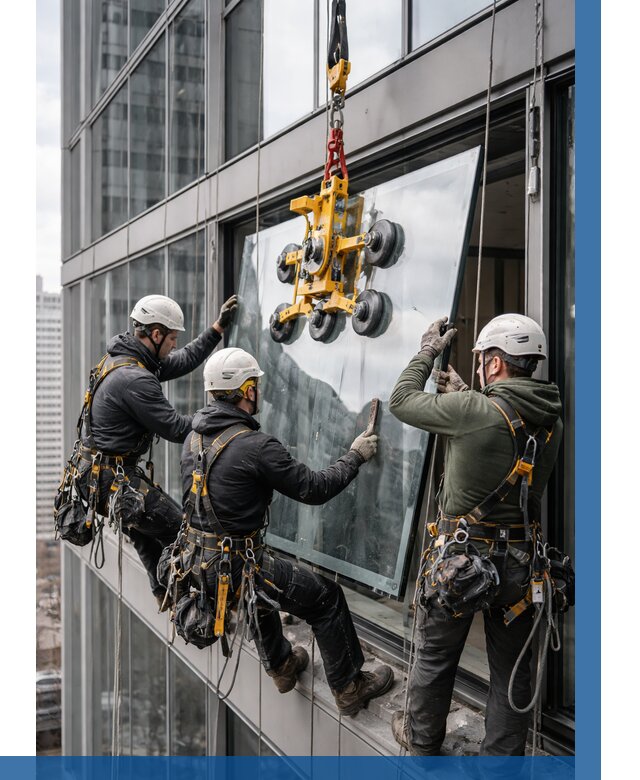 Фасадное остекление зданий под ключ в Клине от 10245 р. | ВЫСОТНИК-Кли