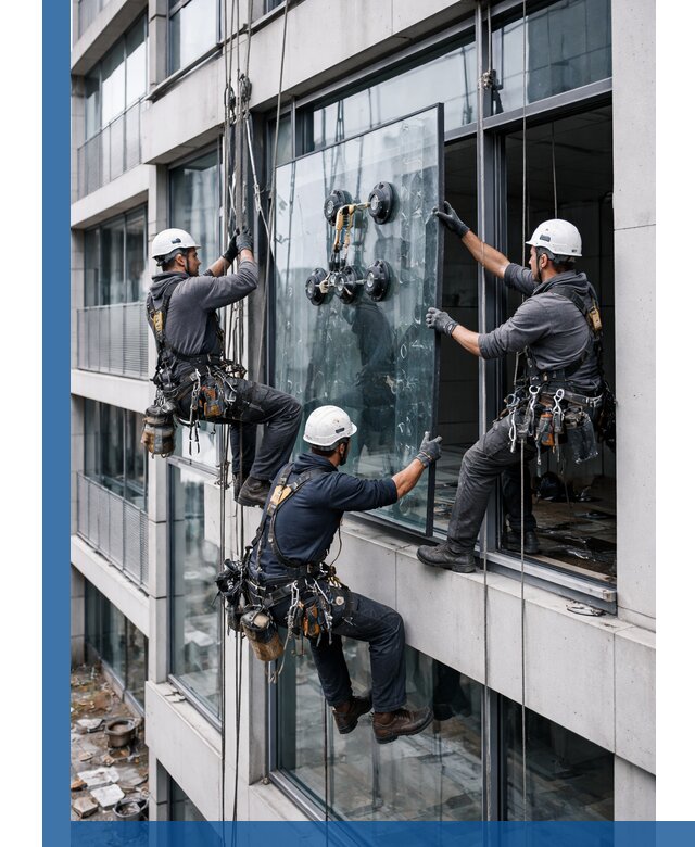 Фасадное остекление и монтаж витражей зданий в Клине под ключ