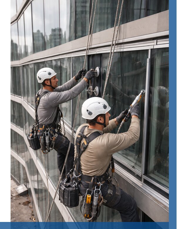 Радиусное остекление фасада в Клине от 12294 р. | ВЫСОТНИК-Кли