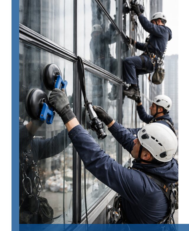 Радиусное остекление фасадов под ключ в Клине с гарантиями