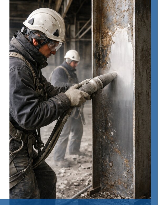 Удаление старой краски с металла в Клине от 461 р. | ВЫСОТНИК-Кли