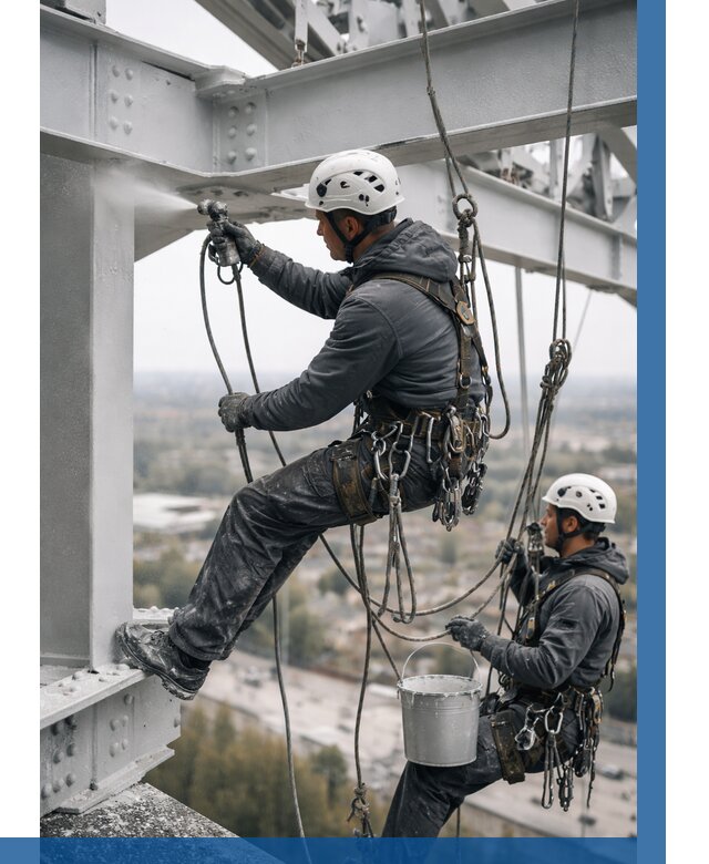 Покраска металлоконструкций на высоте в Клине 359 р |ВЫСОТНИК-Кли