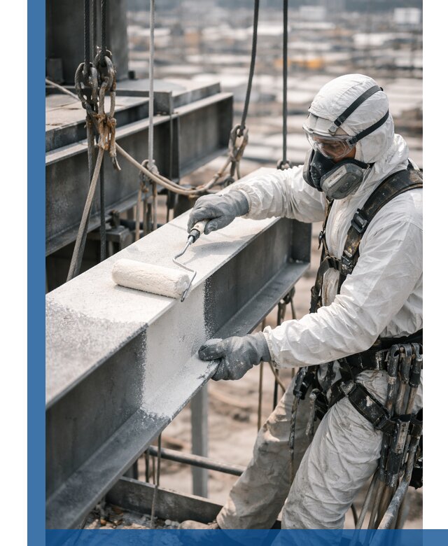 Профессиональная огнезащитная обработка металлоконструкций в Клине