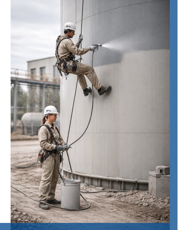 Покраска резервуаров в Клине от 1229 р. | ВЫСОТНИК-Кли — заказать