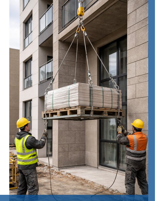 Подъем керамогранита на этаж в Клине от 3586 р. | ВЫСОТНИК-Кли