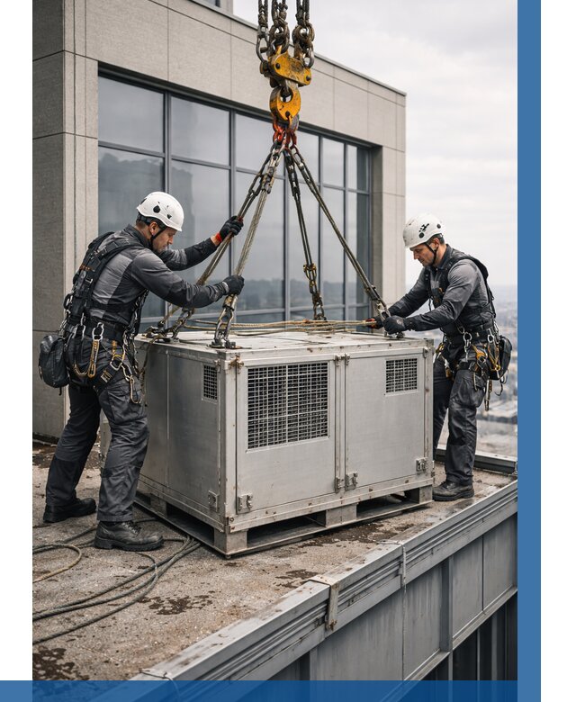 Такелажные работы на высоте в Клине от 8196 р. | ВЫСОТНИК-Кли