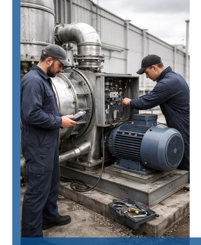 Техническое обслуживание промышленного оборудования в Клине