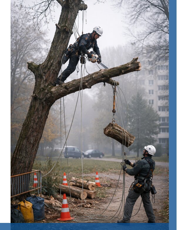 Удаление аварийных деревьев в Клине от 15368 р. | ВЫСОТНИК-Кли