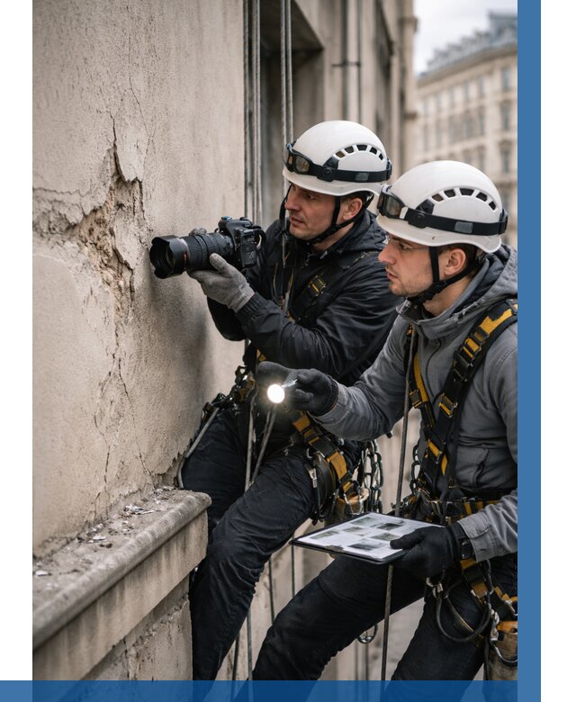 Фотофиксация дефектов фасада в Клине от 4610 р. | ВЫСОТНИК-Кли