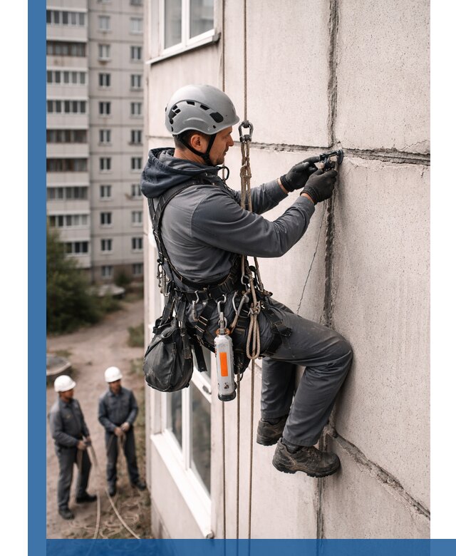 Обследование межпанельных швов и герметизация в Клине