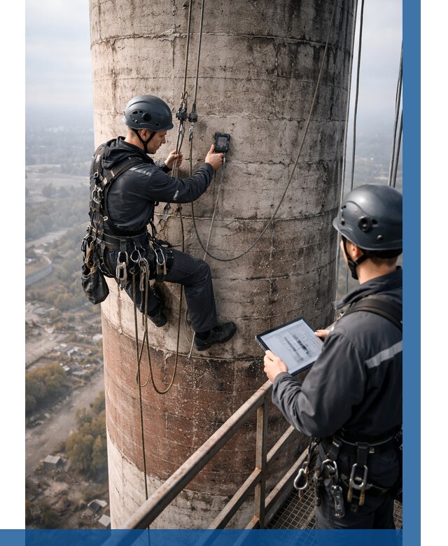 Обследование дымовой трубы в Клине от 8196 р. | ВЫСОТНИК-Кли